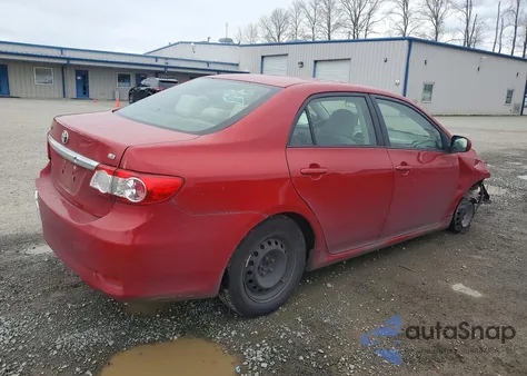 2011 Toyota Corolla Le from USA, damaged, VIN JTDBU4EE9B9166573